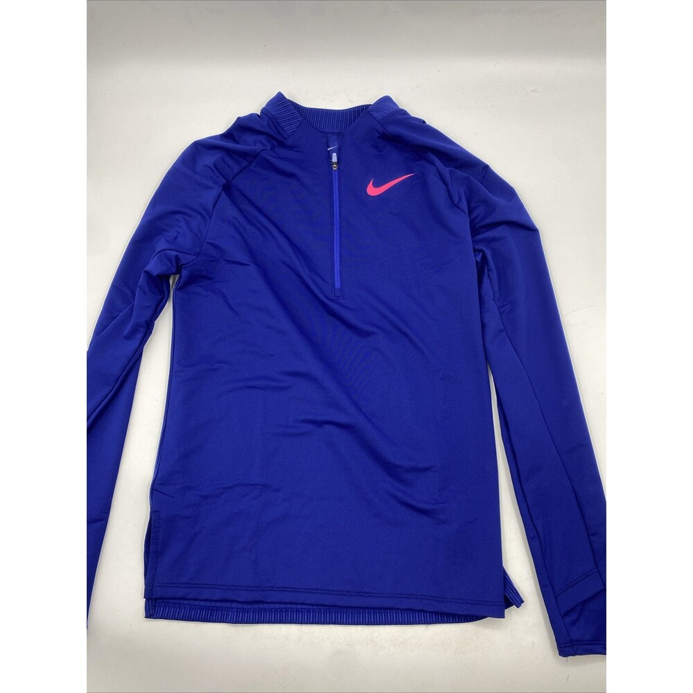 Nike Pro Elite 2023 1/4 Zip Track Warm Up Made In USA DR5229-455 Men’s Sise M